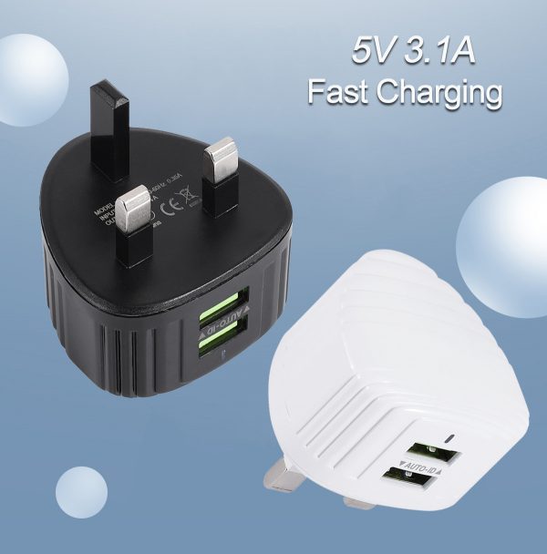 AWELL Mobile phone two port usb wall charger - Image 3